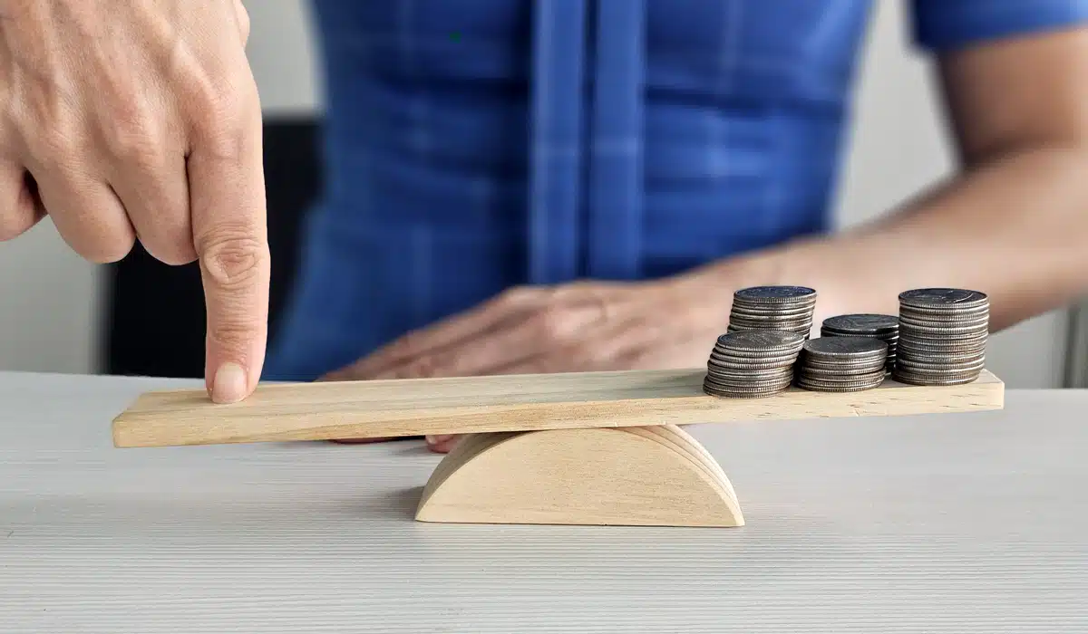 woman balancing cost and value